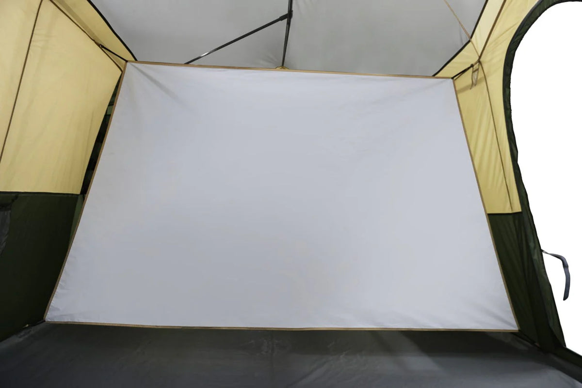 12 Person 3-Room Cabin Tent Green E577327