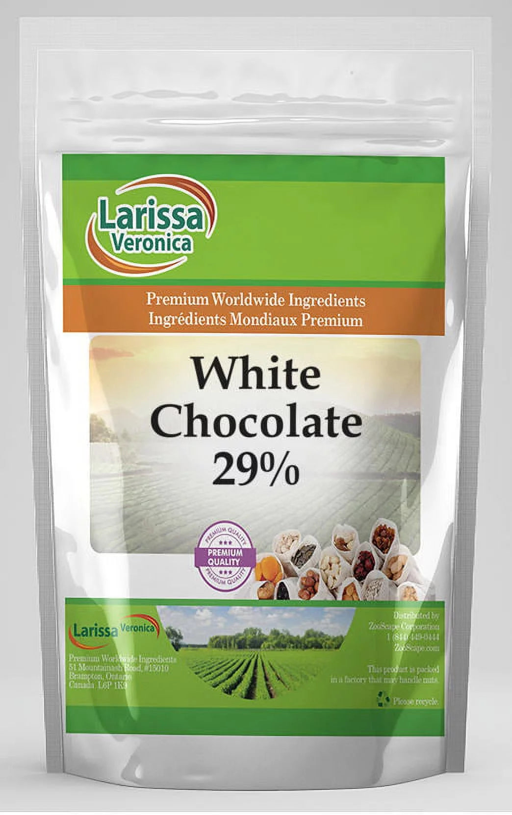 White Chocolate Couverture Callets 4 oz 3-Pack M1289