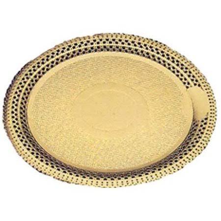 Gold Lace Cake Boards Round W637