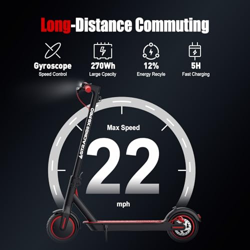 Electric Scooter with Seat and 3L Bag, 20 Miles Range, 450W Motor, 8.5" Pneumatic Tire W889