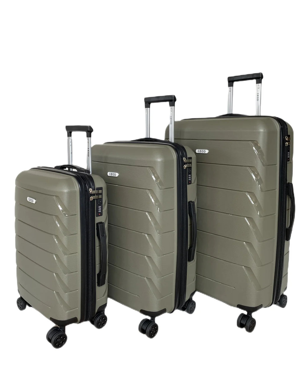 Sage 3 Piece Expandable Hard shell Luggage Set R79588