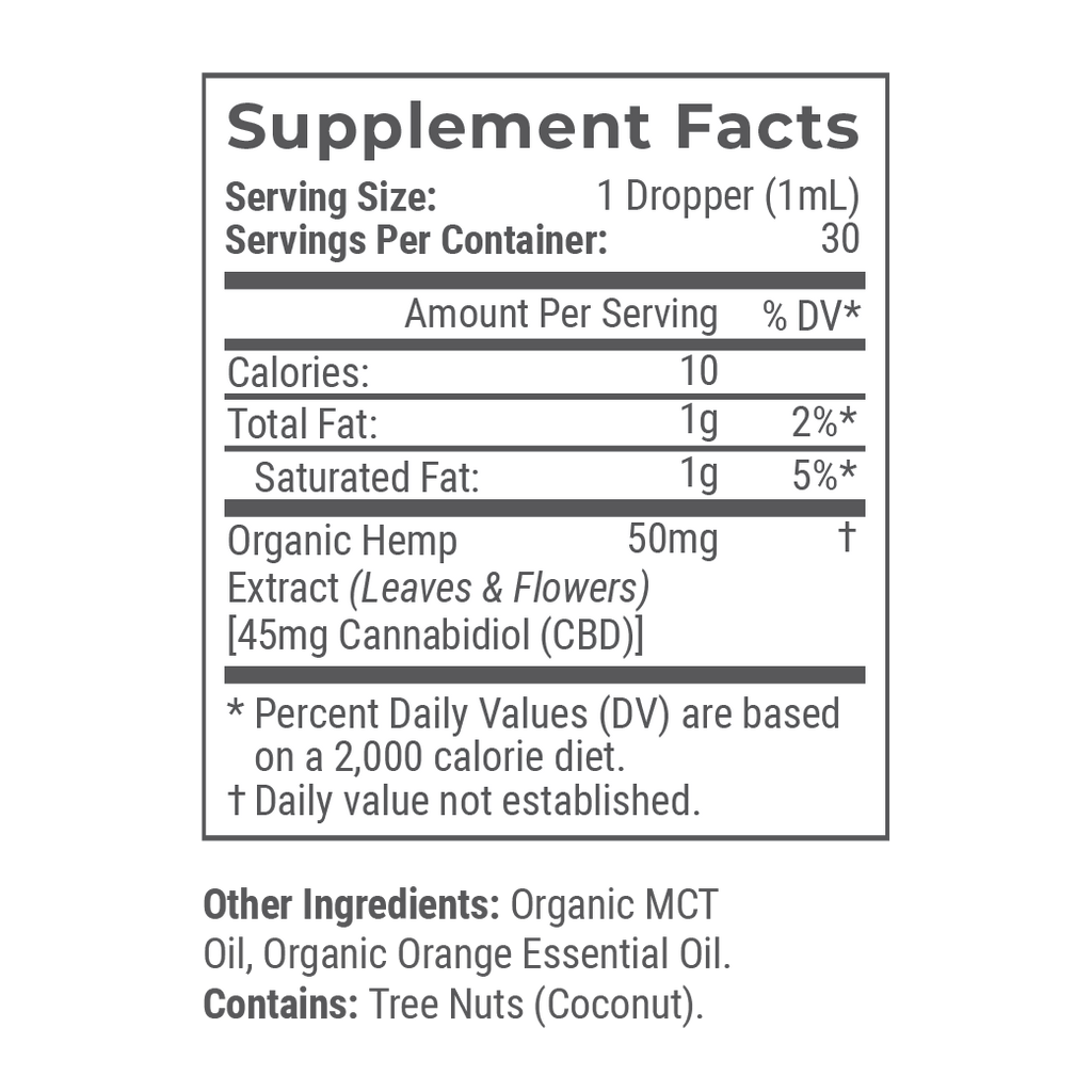Organic CBD Tincture S38550