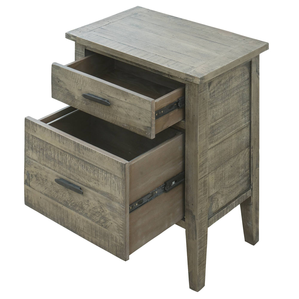 Reclaimed Wood Filing Cabinet with Two Drawers S916735
