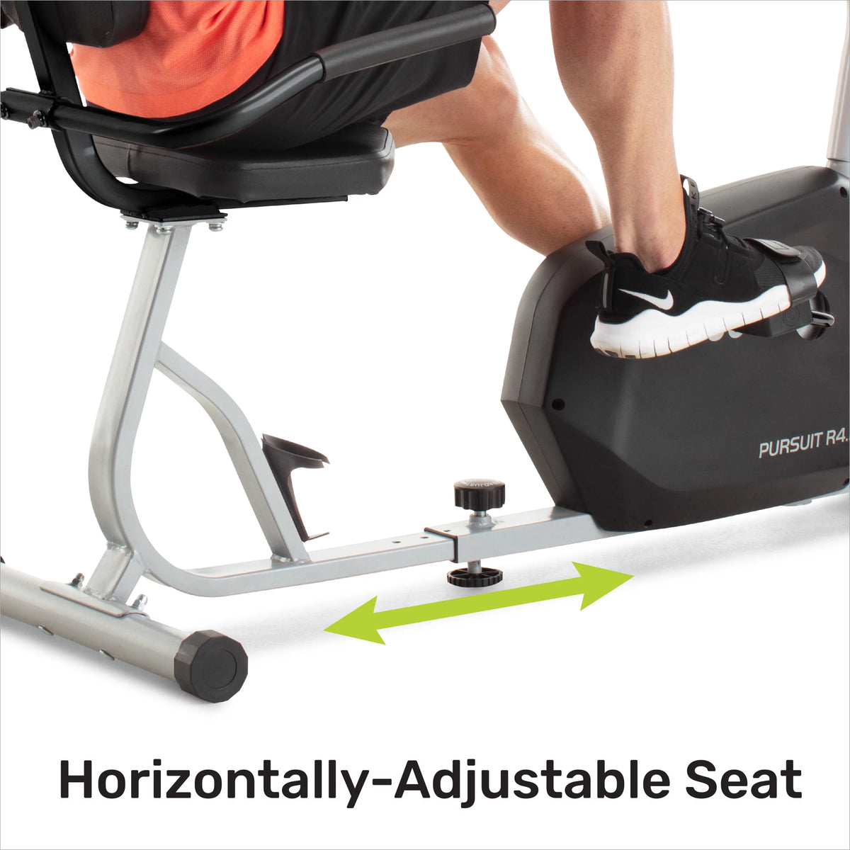 Recumbent Exercise Bike with Inertia-Enhanced Flywheel B86301
