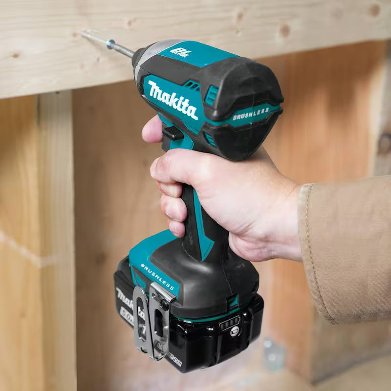 18V Cordless Combo Kit Hammer Drill Impact Driver Circular Saw Flashlight Z145423
