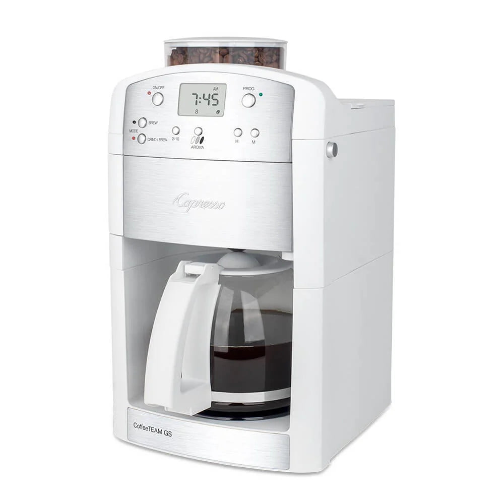 Black Coffee Maker with Conical Burr Grinder S362311