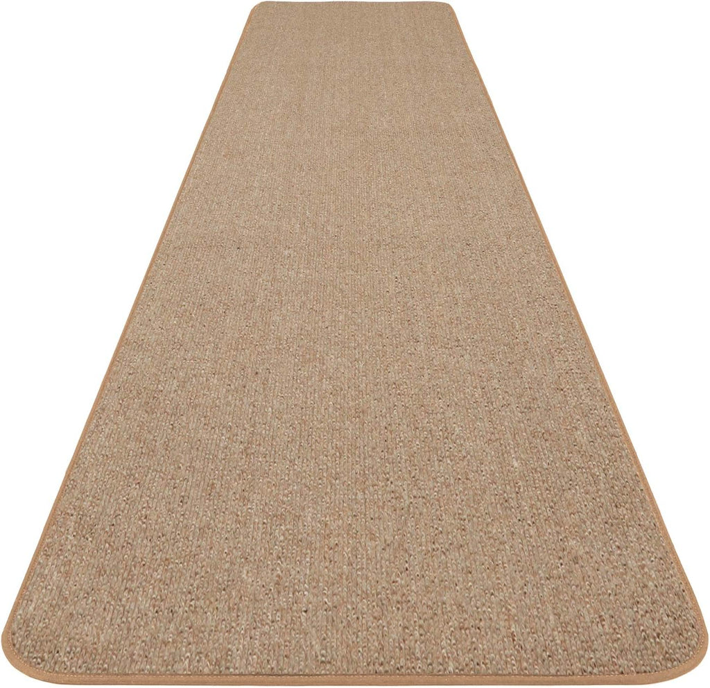 Skid-Resistant Carpet Runner Pebble Beige 24 Feet X 27 Inches L4322