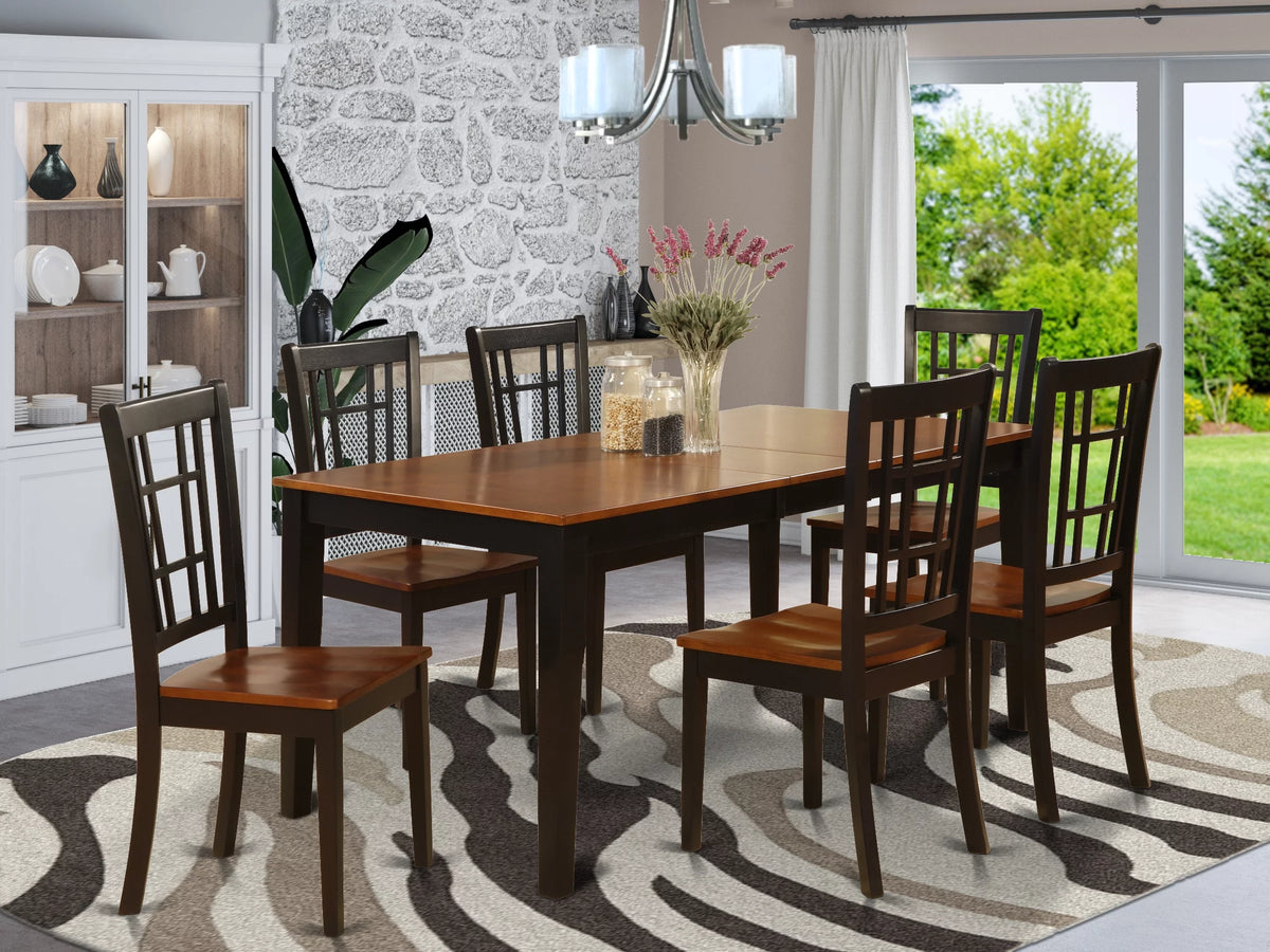 7 Pc Dining Table and 6 Chairs C487727