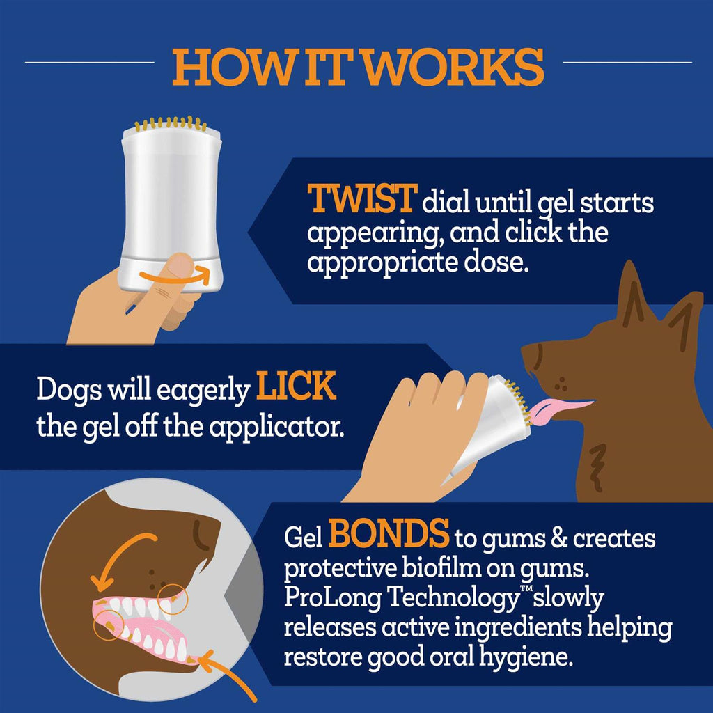 Brush Free Twist & Lick Oral Gel for Dogs D573278
