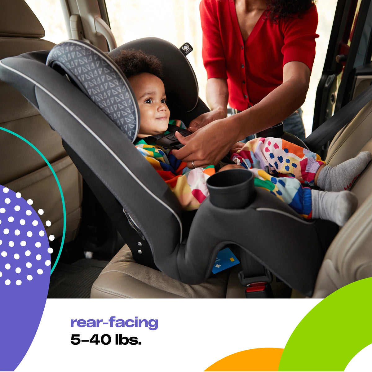 Kids All-in-One Convertible Car Seat S354