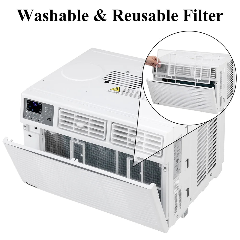 10000BTU 1050W White Window Air Conditioner I6329