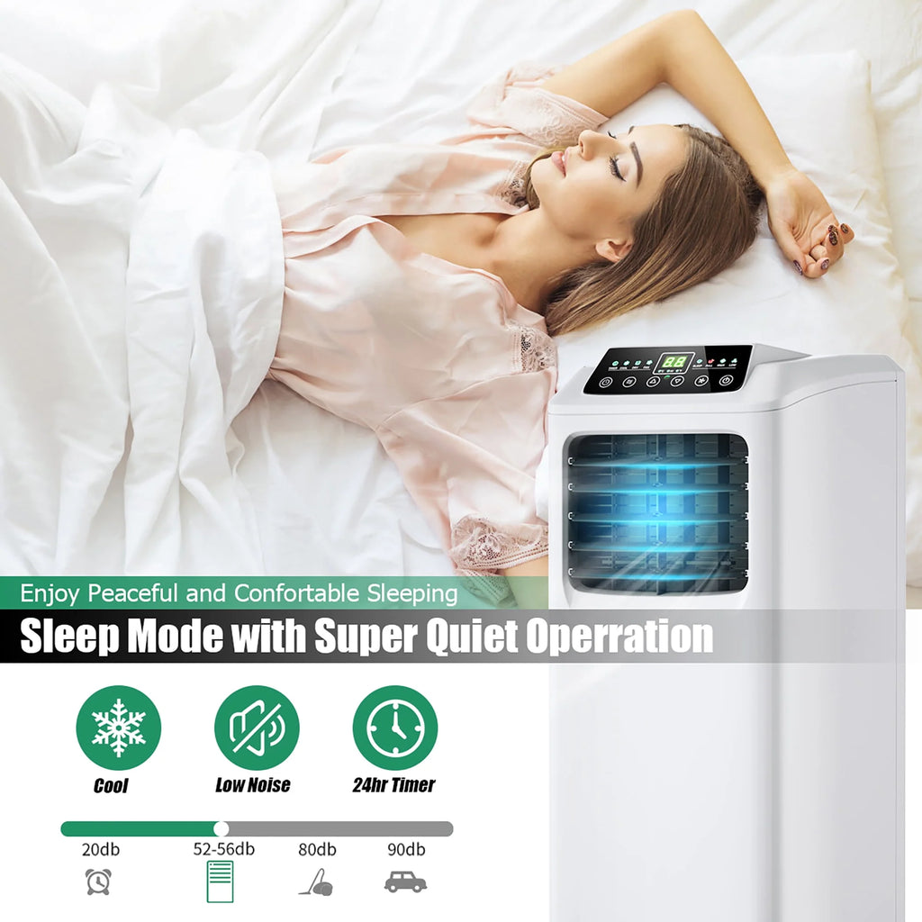 5500 BTU Portable Air Conditioner & Dehumidifier with Window Kit J48888