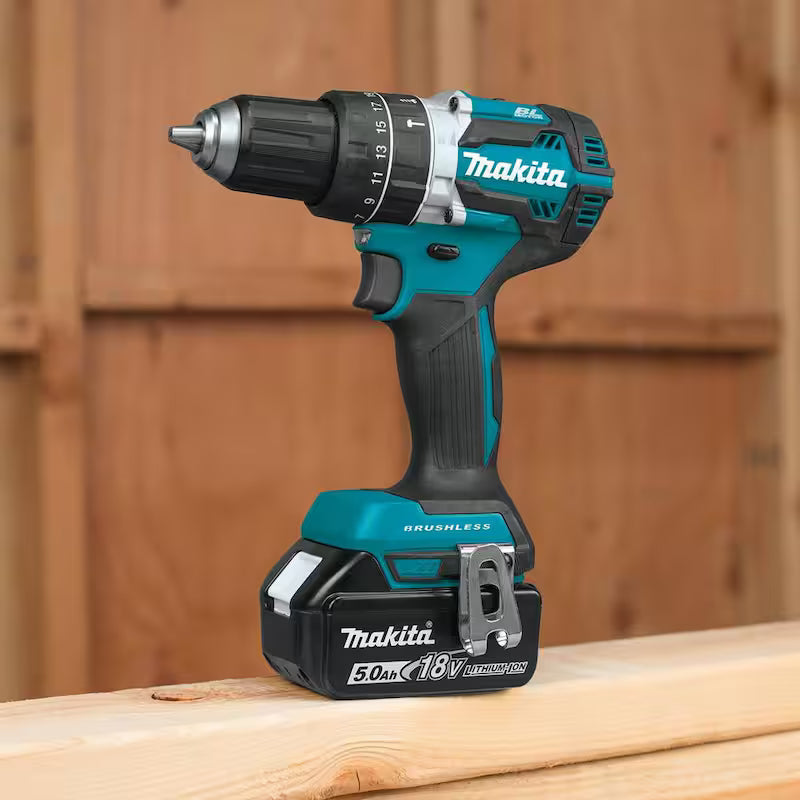 18V Cordless Combo Kit Hammer Drill Impact Driver Circular Saw Flashlight Z145423