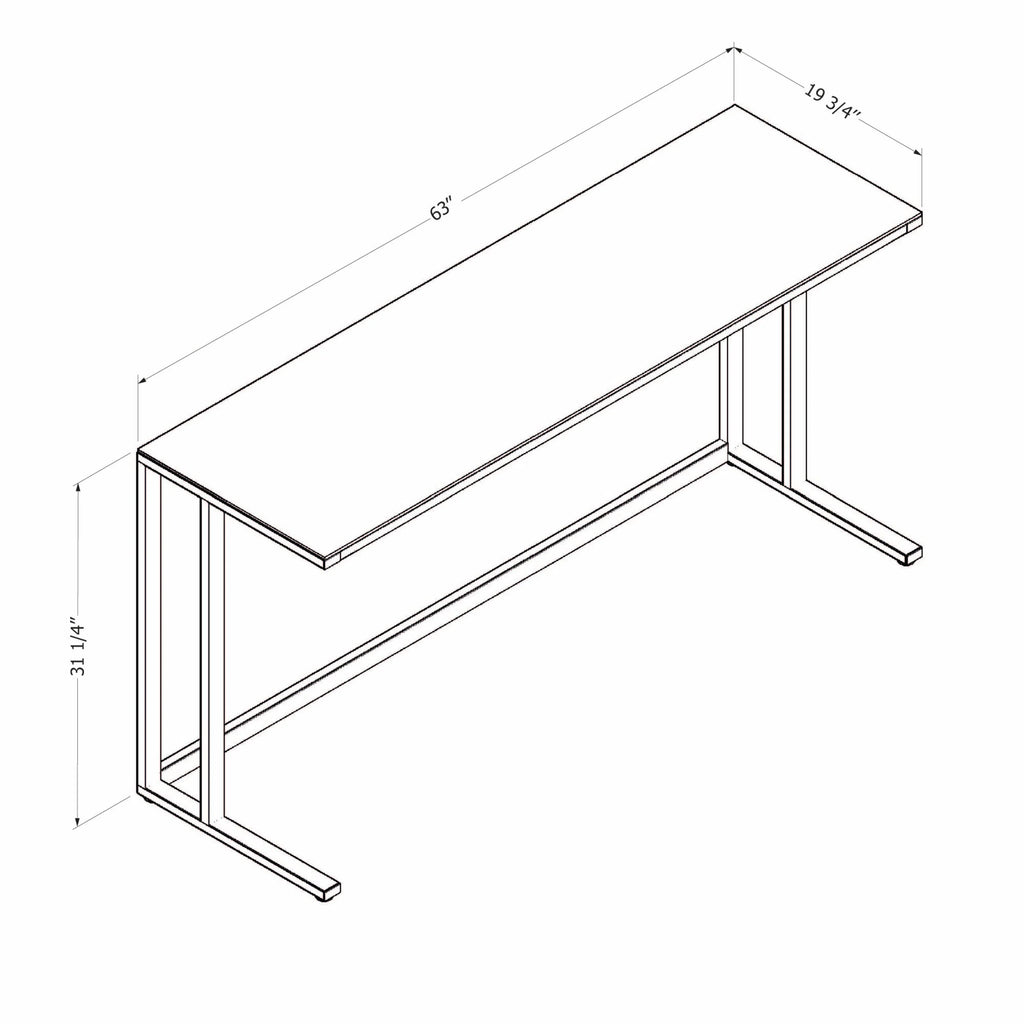 Black Computer Desk F351911