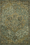 Dark Green Tobacco 7'9 x 9'9 Rug X715490