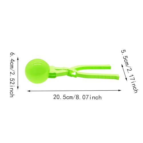 Pink Plastic Snowball Maker Clips Set of 4 Z2124