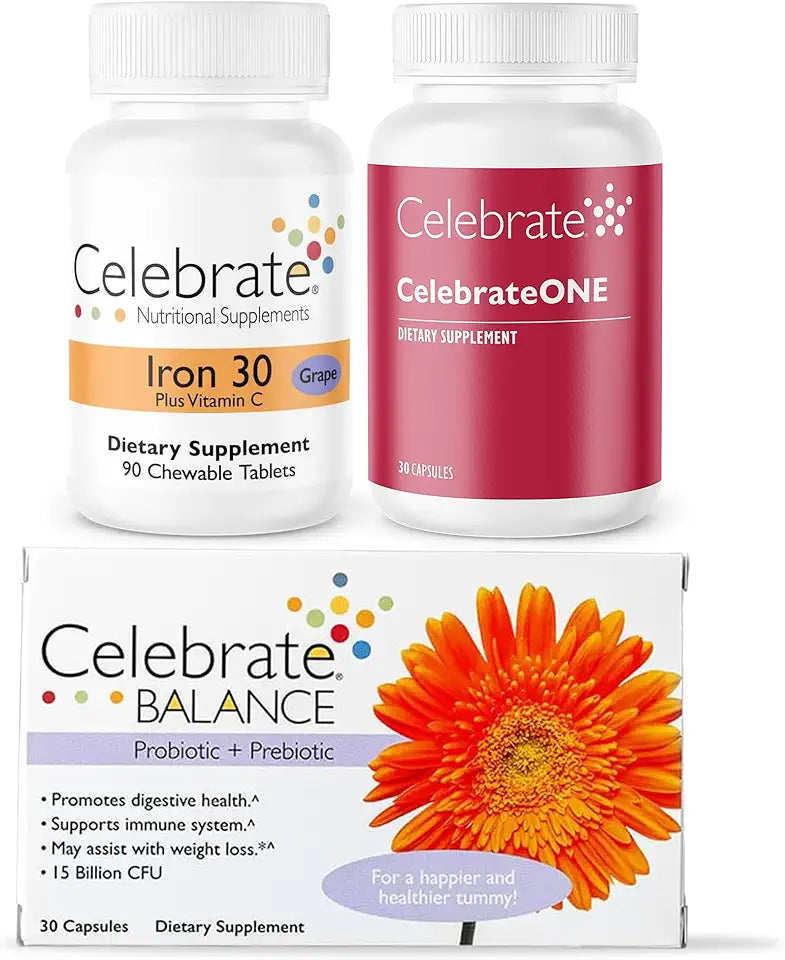 Bariatric Multivitamin, Iron with Vitamin C Chewables, and Probiotic + Prebiotic Bundle D52802