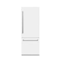 30 In. 16.1 cu. ft. Built-In Refrigerator with Internal Water and Ice Dispenser in White Matte K4776