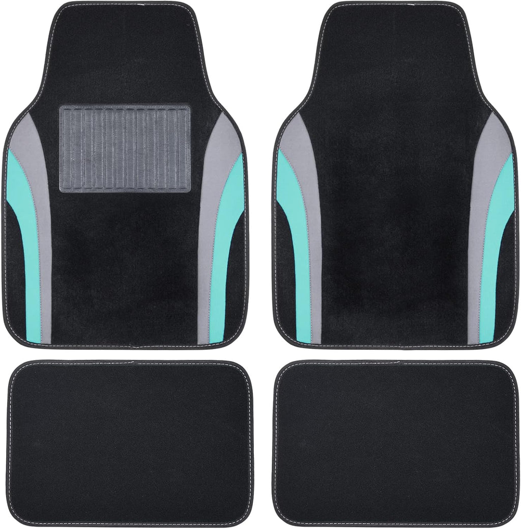 Colorful Universal Fit Car Floor Mats Set of 4 L2121