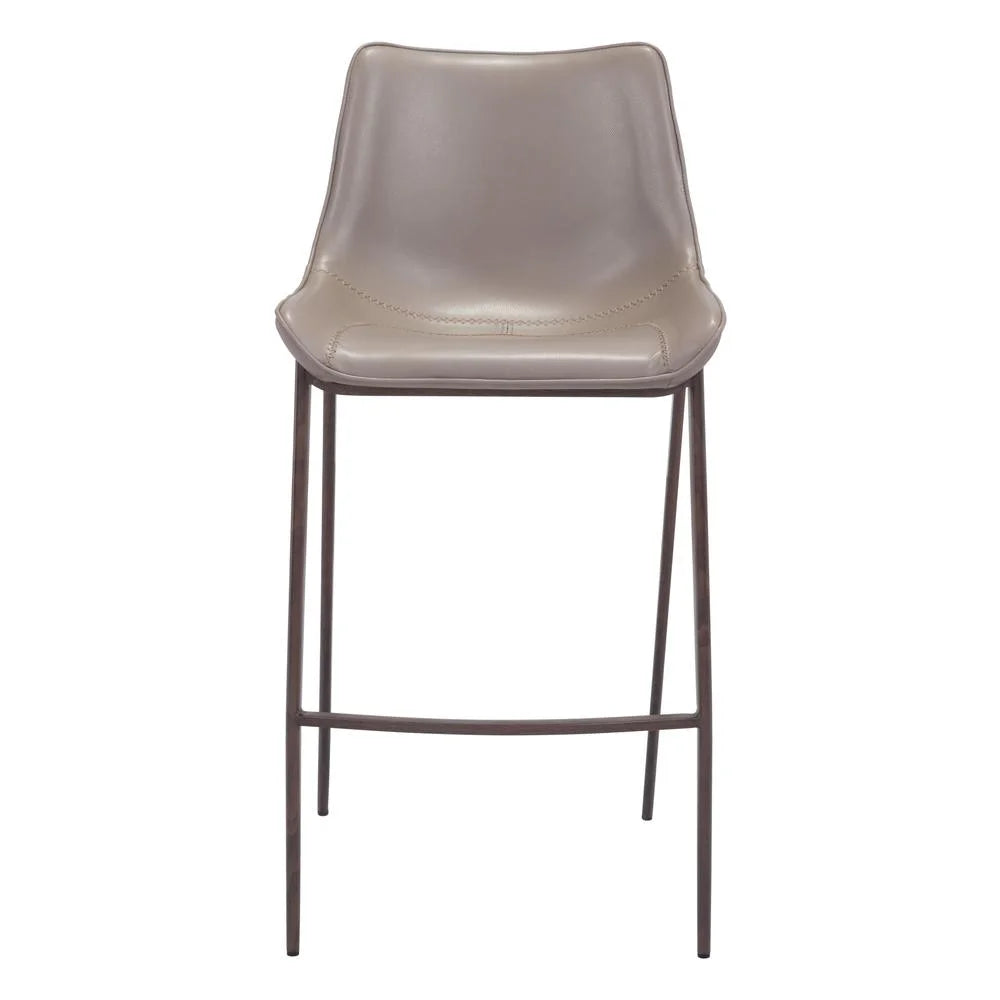 Gray Walnut Bar Chair Set of 2 M271