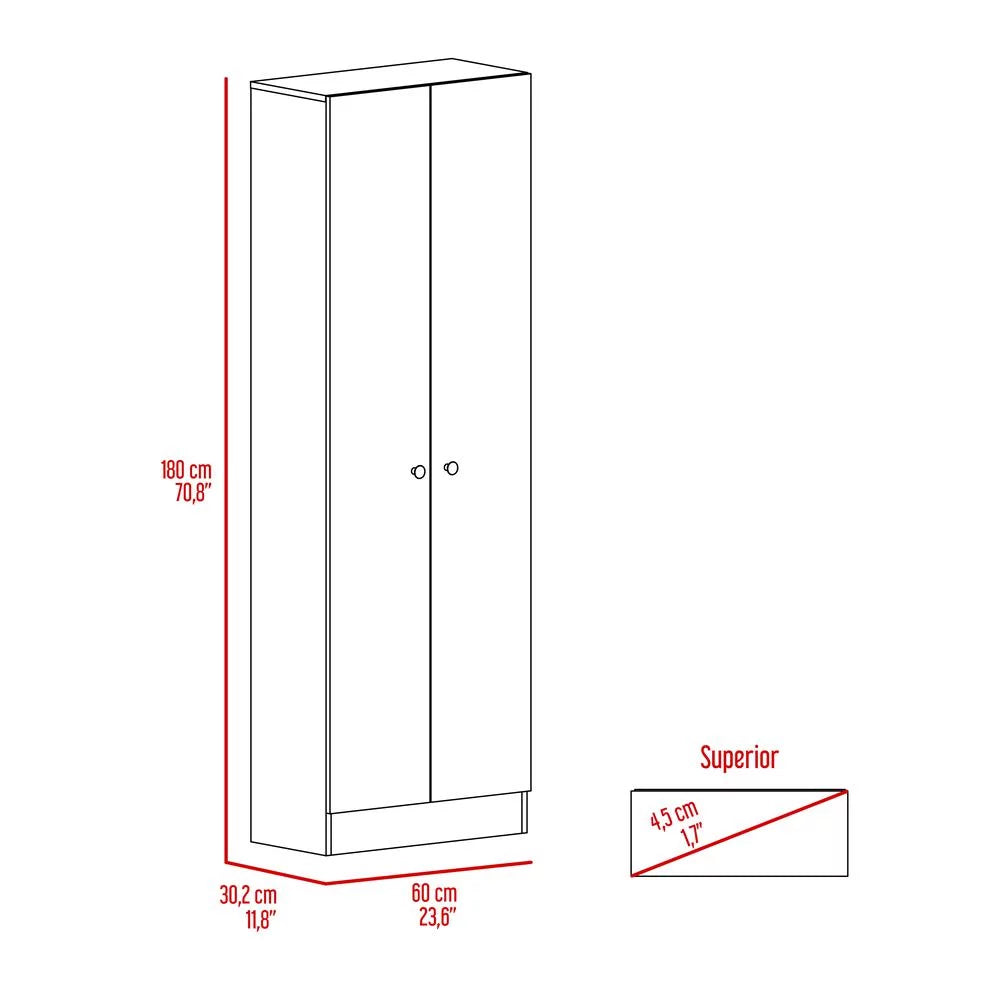 Light Gray Multistorage Double Door Cabinet V970847