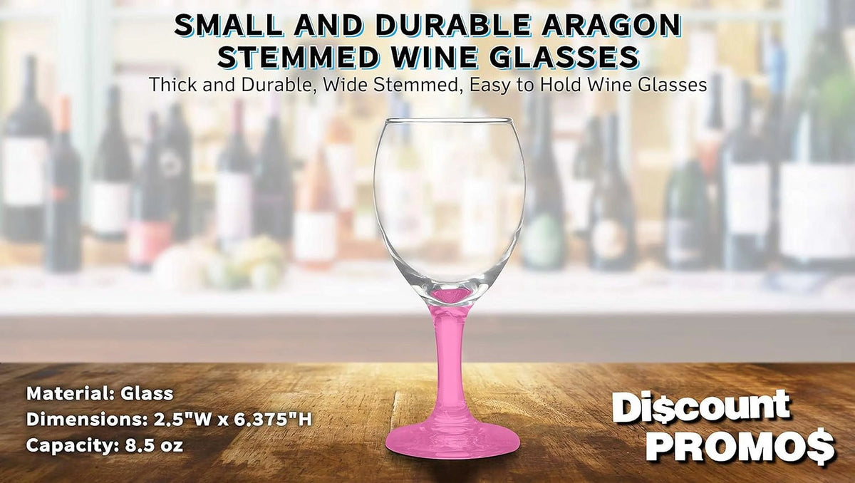 10 Aragon Wine Glasses Set, 8.5 Oz N720432