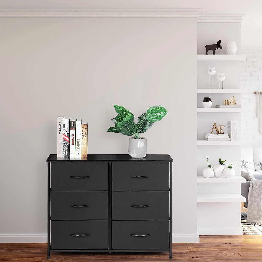 Gray 6 Drawer Dresser U57608