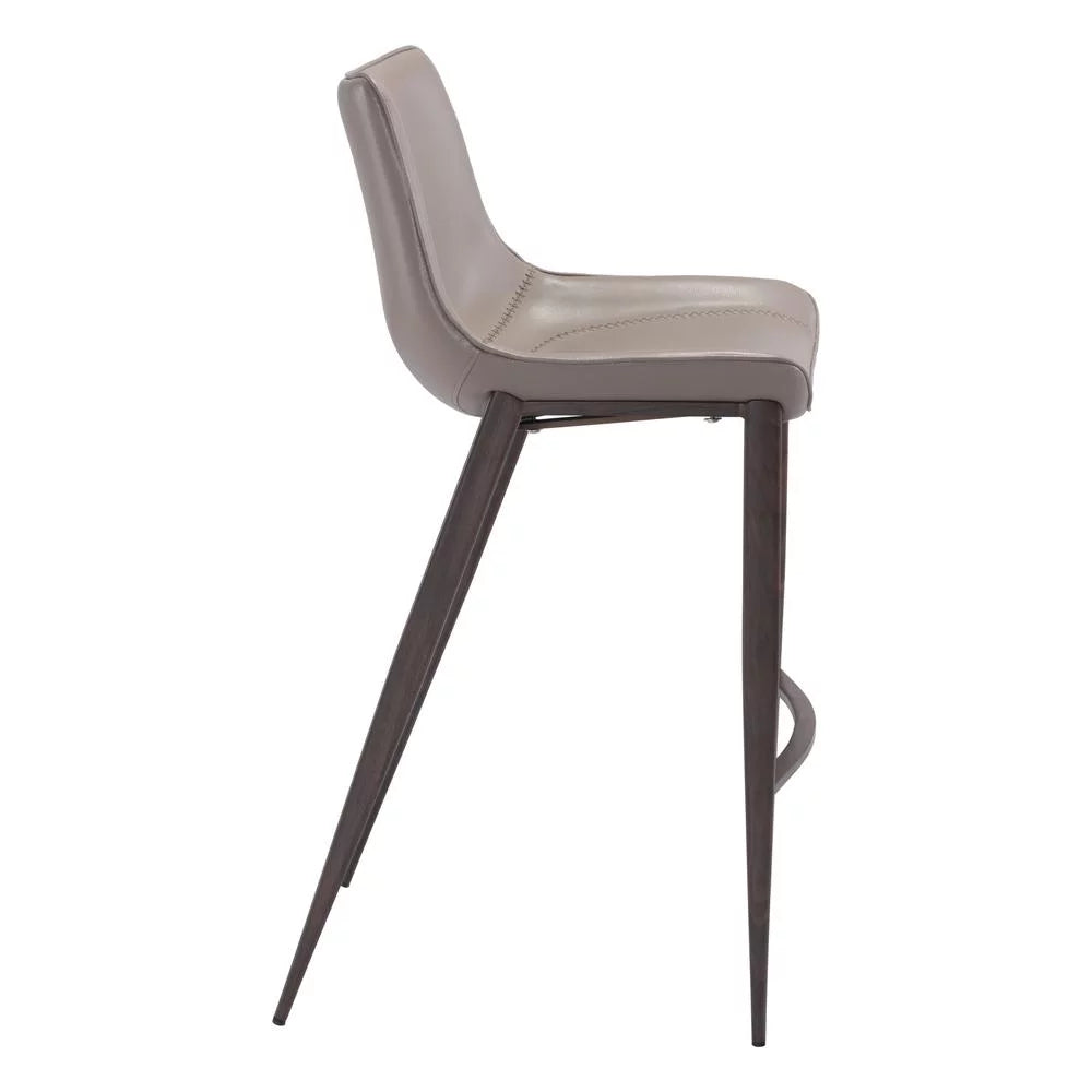 Gray Walnut Bar Chair Set of 2 M271