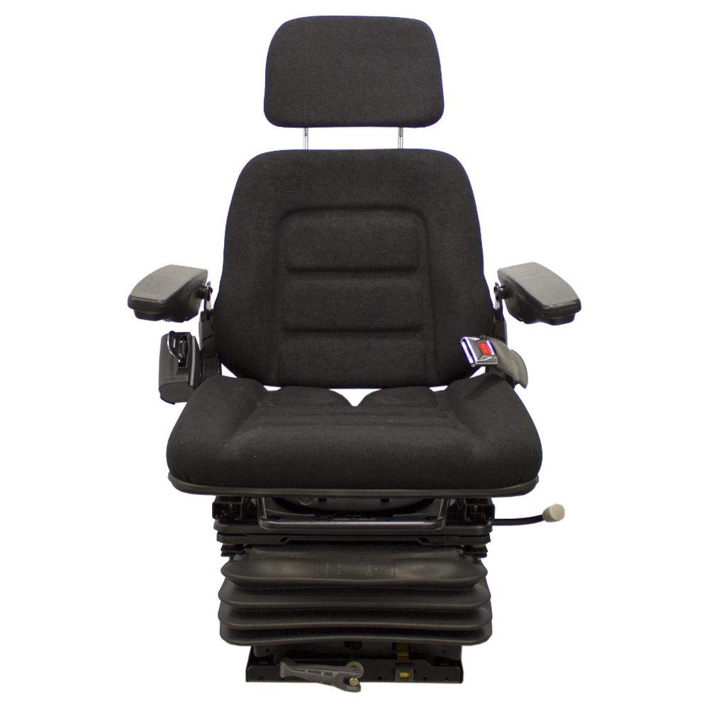 Black Fabric Full Adjustment Seat with Suspension V92859