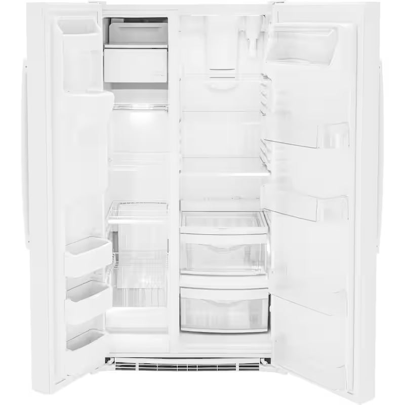25.3 cu. ft. Side-by-Side Refrigerator in White X372