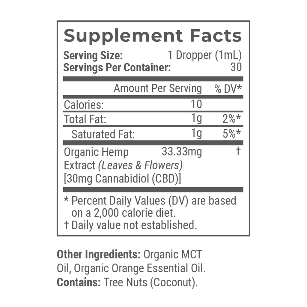 Organic CBD Tincture S38550