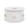 Ivory 3 in Double Fused Dupioni Ribbon A498761