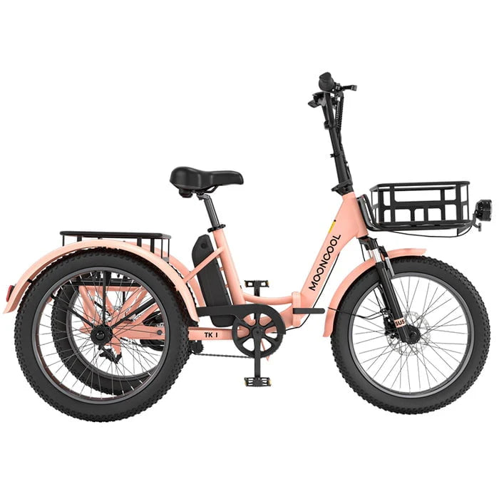 Electric Folding Tricycle with 500W Motor, 48v 14.5Ah Battery, 20*3in Fat Tires A967