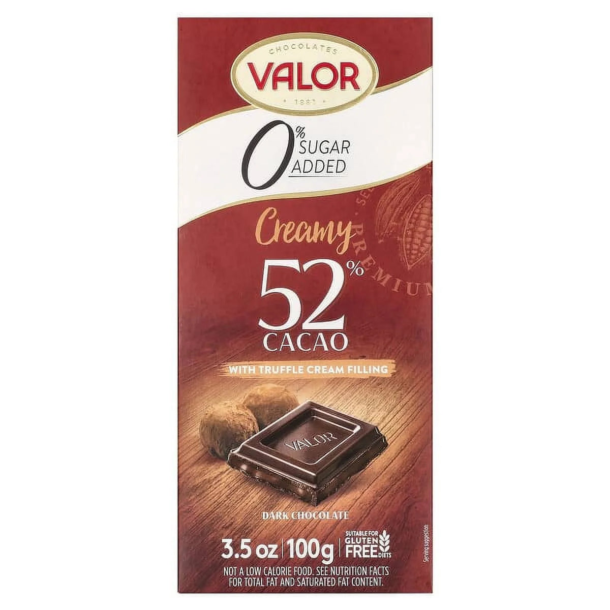 Dark Chocolate with Truffle Cream Filling 3.5 oz Pack of 4 M122302