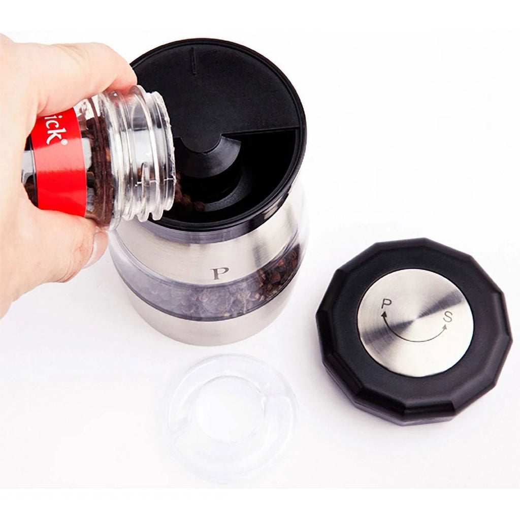 Salt and Pepper Mill and Grinder in Stainless Steel A24907