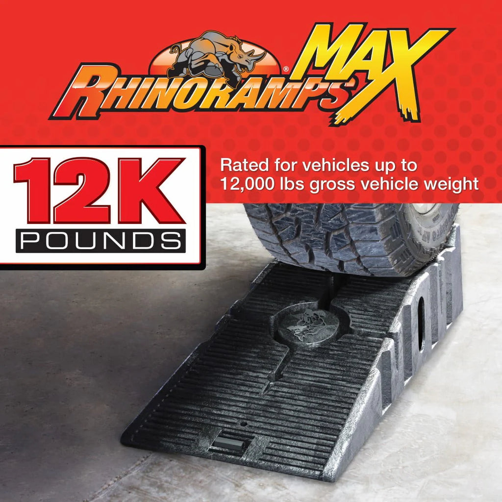 Black Resin Vehicle Ramp Pair 12,000lb 2 Pieces M1261