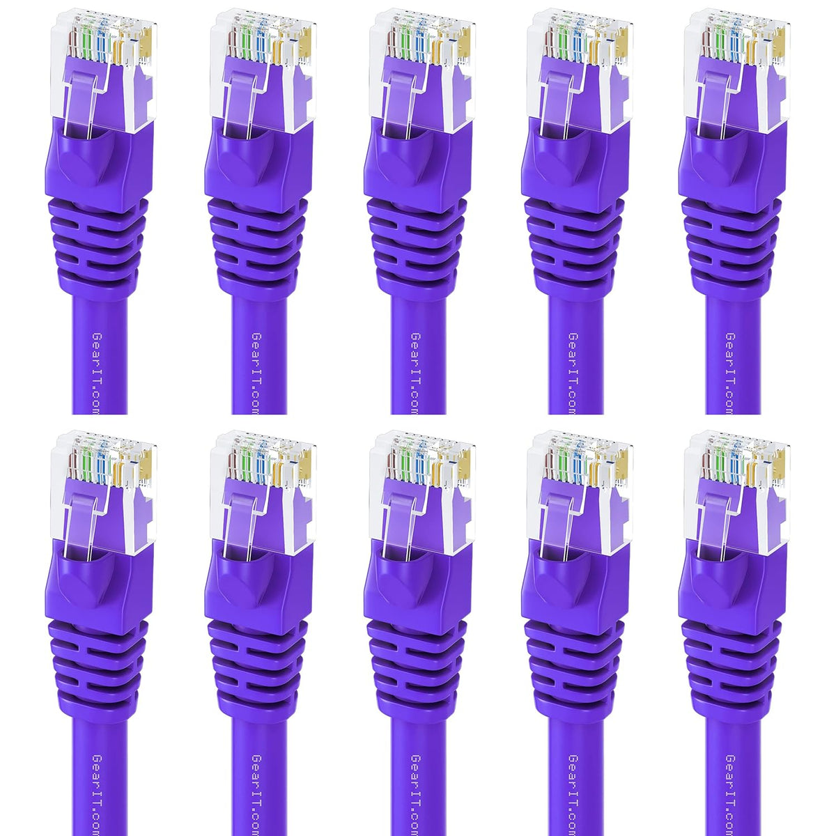 Cat 6 Ethernet Cable 6 ft 10-Pack Black U778