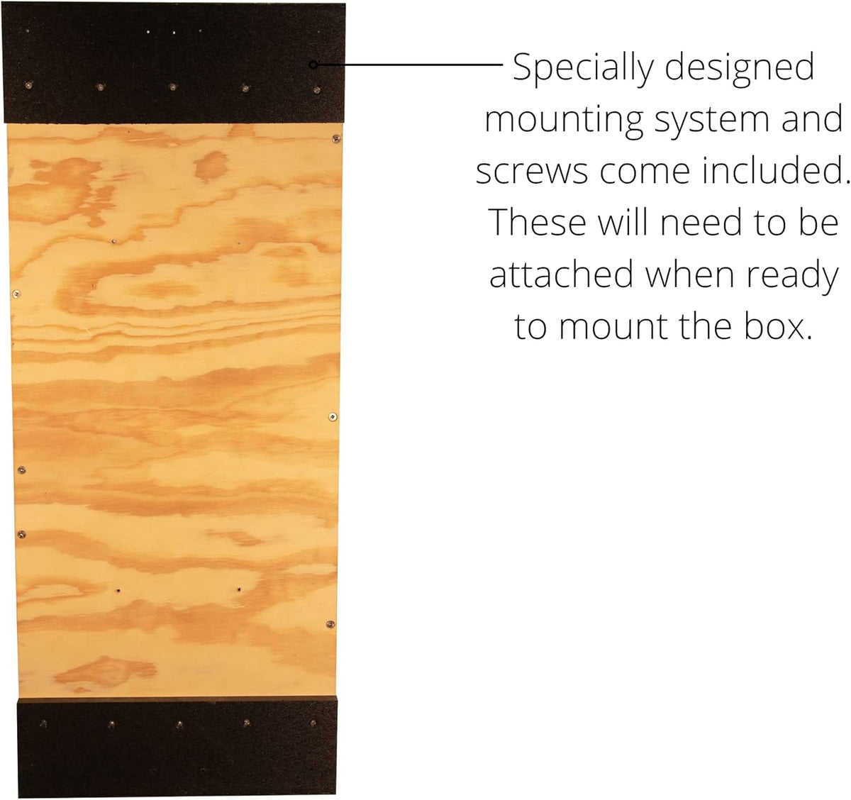 Barred Owl Nesting Box Treated Plywood L39031
