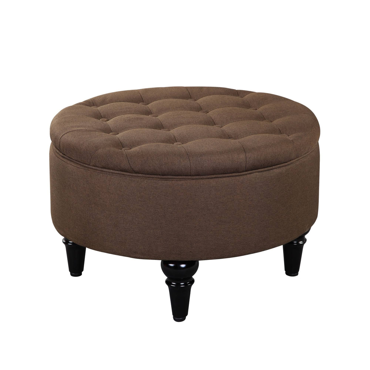 24" Round Storage Ottoman with Reversible Top R86126