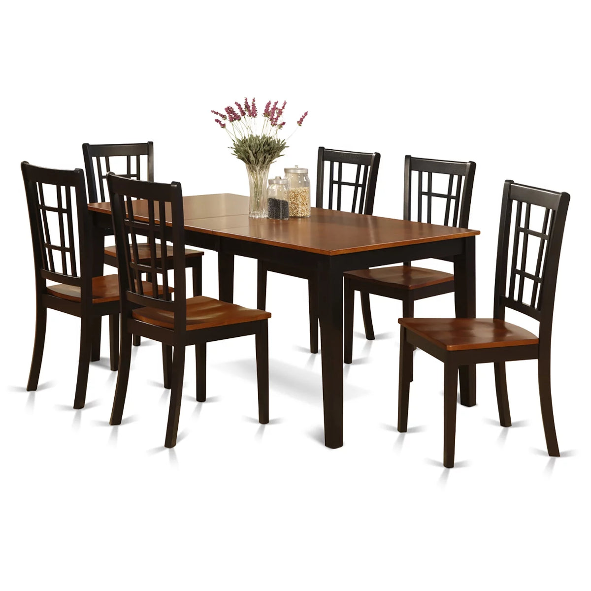 7 Pc Dining Table and 6 Chairs C487727