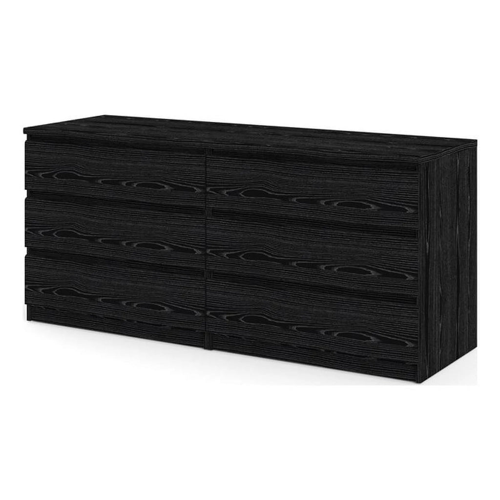 2 Piece Full Bed and 6 Drawer Double Dresser Set Y2605