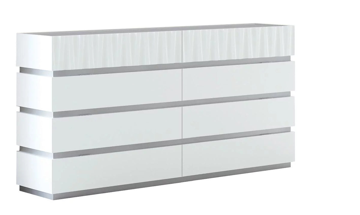 White Double Dresser H6803