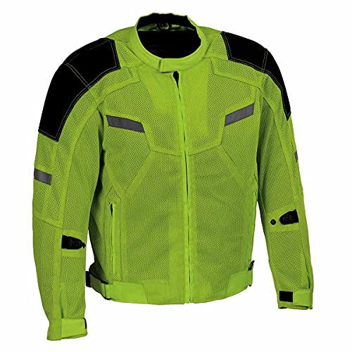 Black CE Armored Textile Motorcycle Jacket M4232