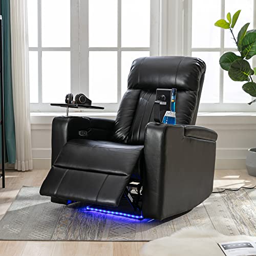 Electric Recliner Chair with USB Charge Port and Cup Holders V9739