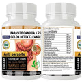 Candida Cleanse Capsules with Herbs Enzymes 100 capsule W37905
