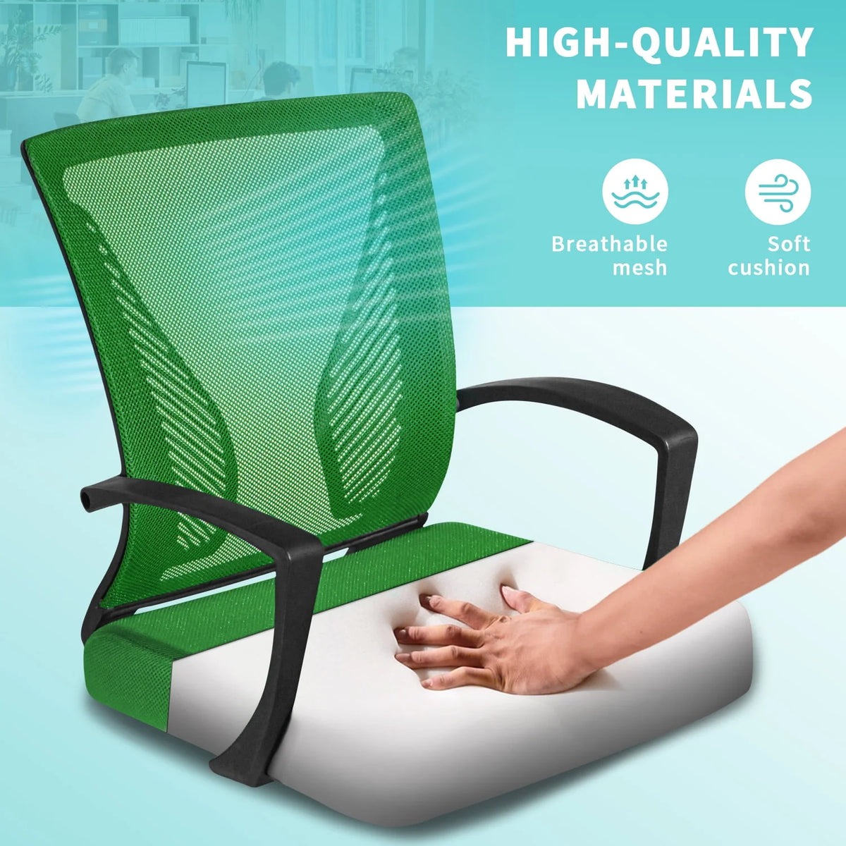 Black Swivel Manager's Chair Z9707