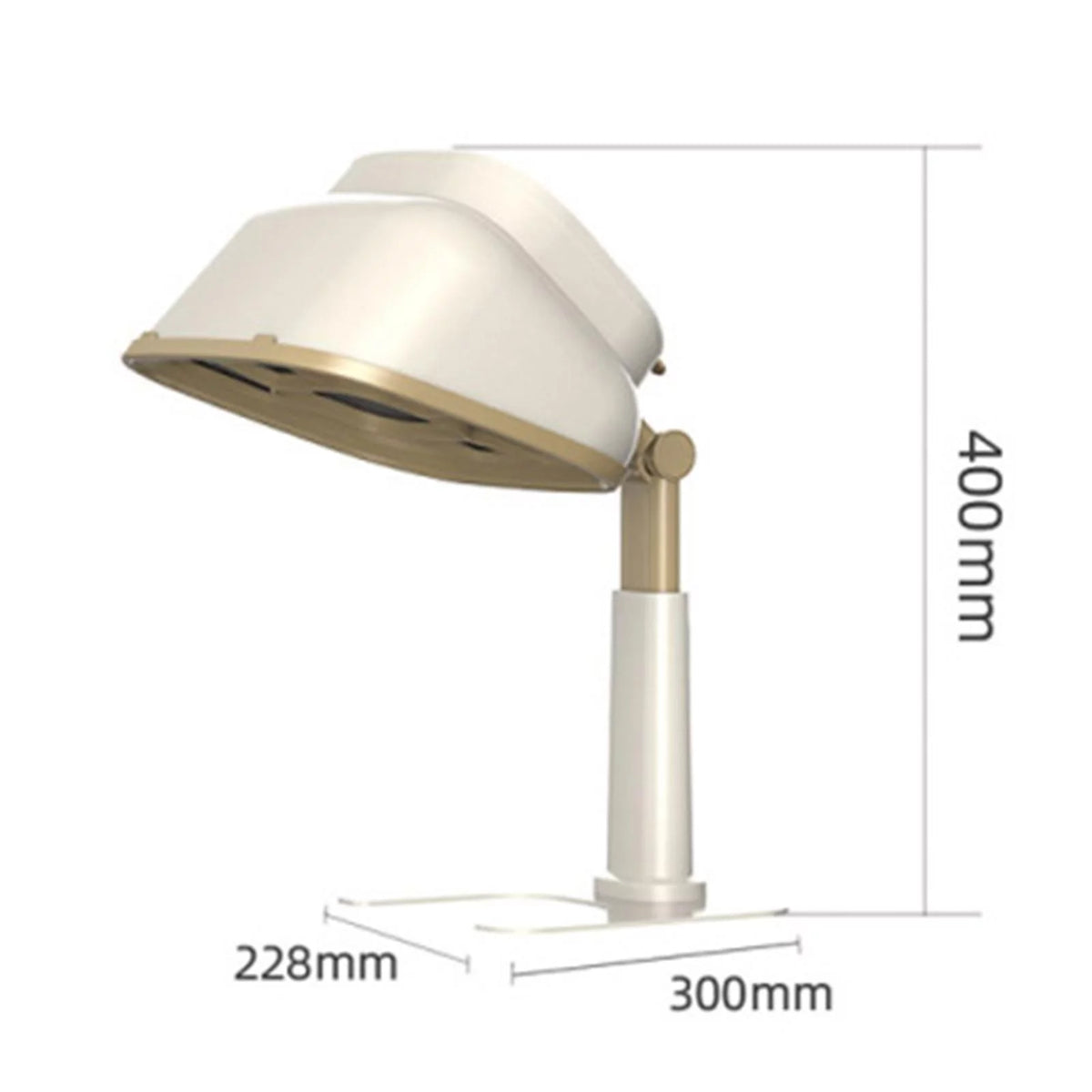 White Adjustable Height Desktop Range Hood N140032