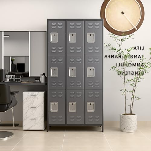 Metal Locker with 9 Doors U680234