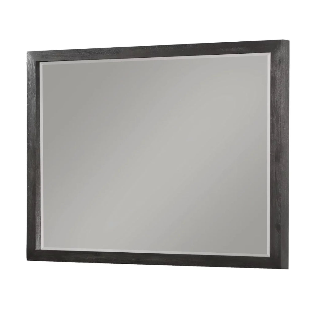 48 Inch Dresser Mirror with Acacia Wood Frame F689314