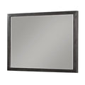 48 Inch Dresser Mirror with Acacia Wood Frame F689314